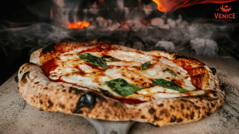 Venice pizza served fresh at Venice Albany Italian restaurant